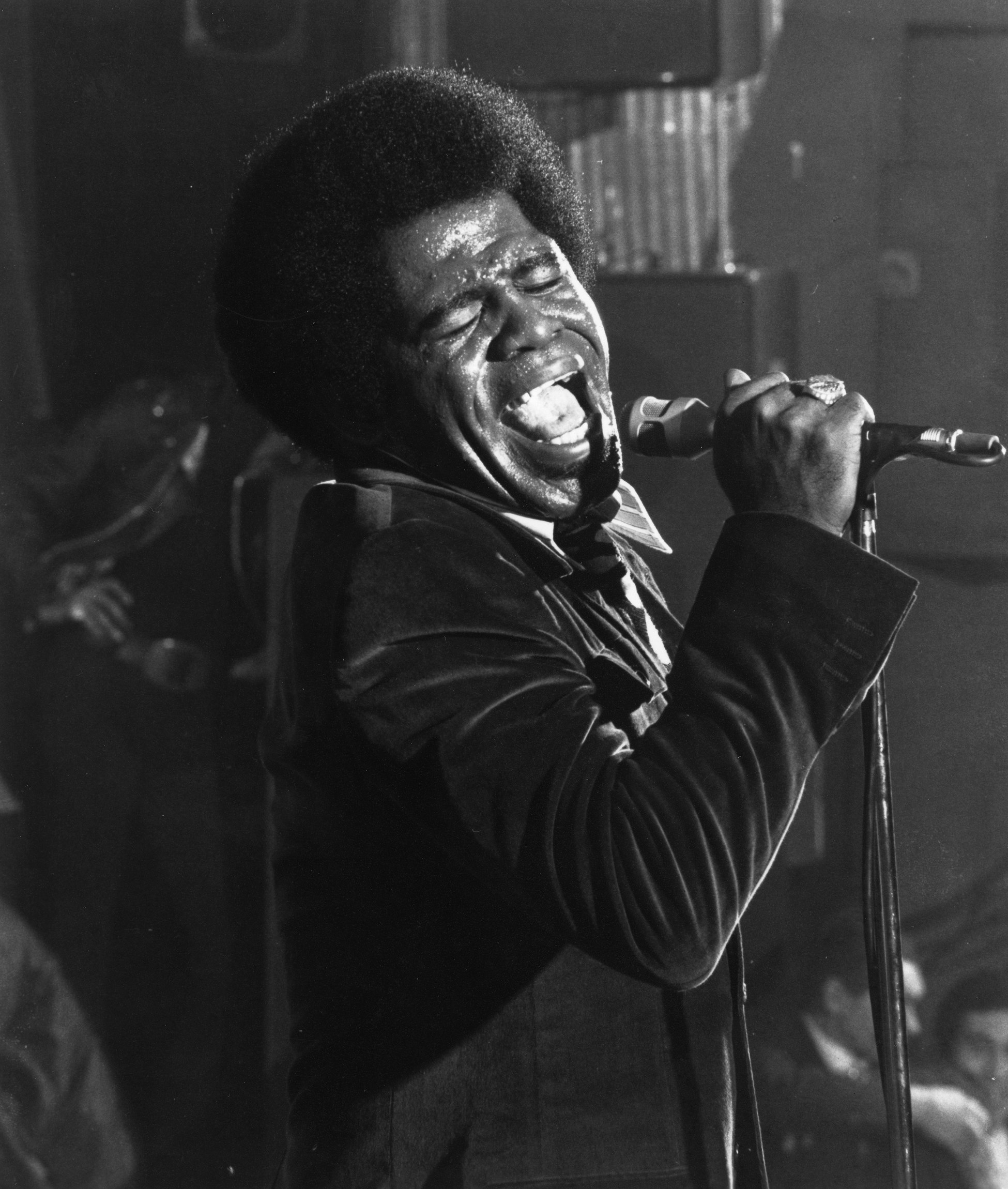 JB circa 1968. Photo via Michael Ochs Archives/Getty Images.